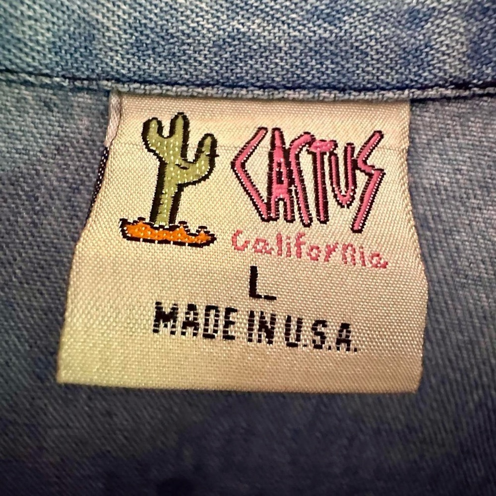 Vintage 80s/90s Cactus California Western Shirt - Picture 4 of 5